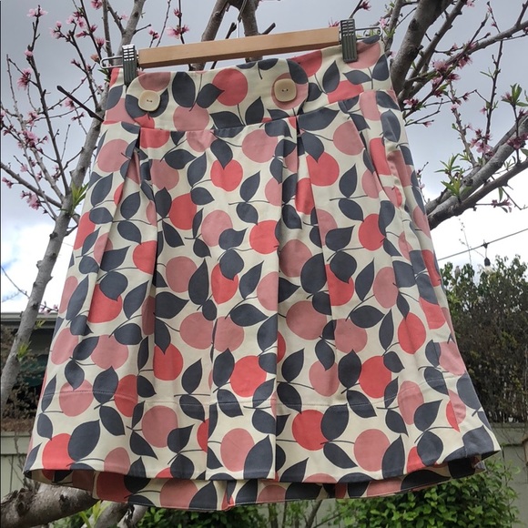 Anthropologie spring print skirt with pockets - Picture 8 of 8